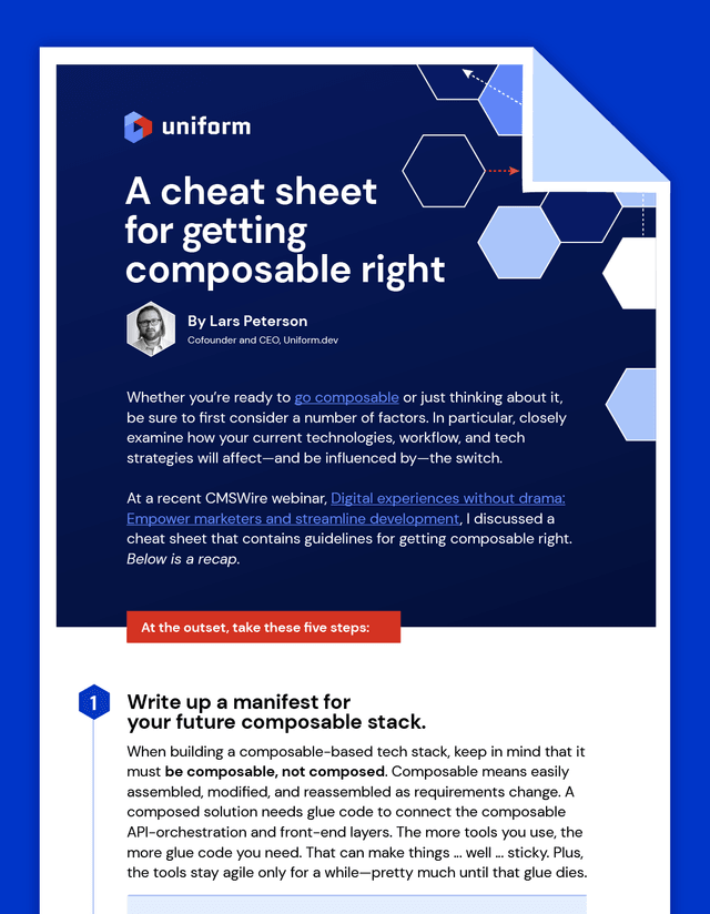 A cheat sheet for getting composable right