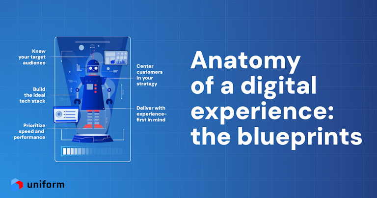Anatomy of a digital experience: the blueprint