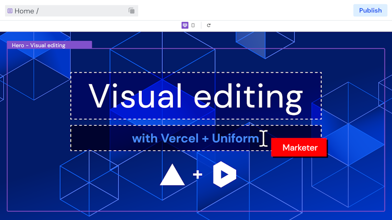 Visual Editing with Vercel + Uniform