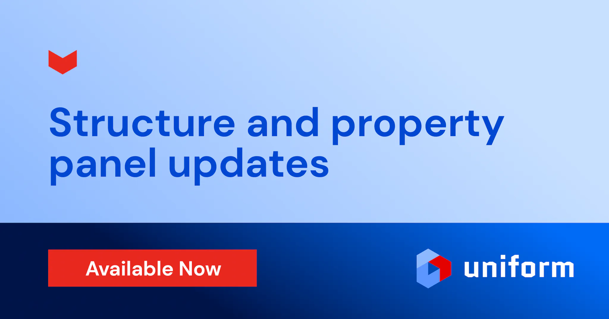 Structure and property panel updates