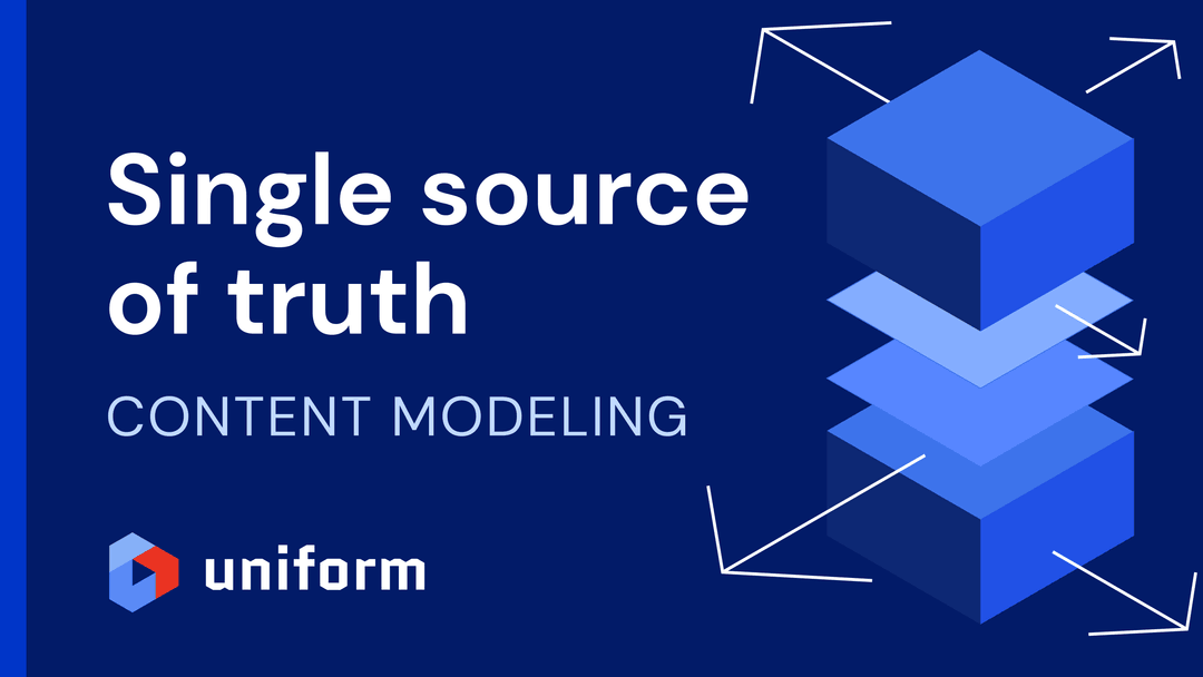 The importance of a single source of truth